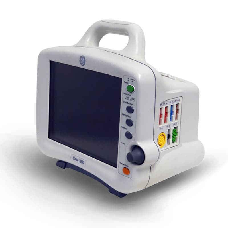 GE HealthCare Medical Dash 3000 Color Multi-Parameter Patient Monitor