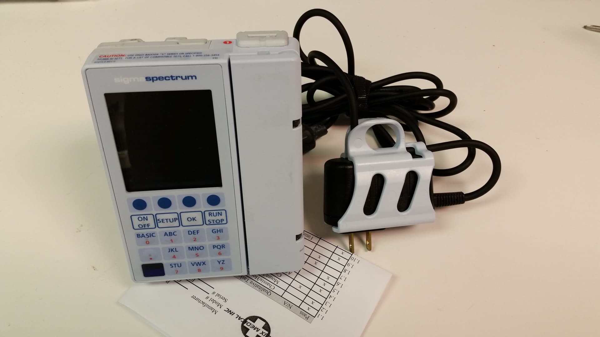 Sigma Spectrum Volumetric Infusion Pump