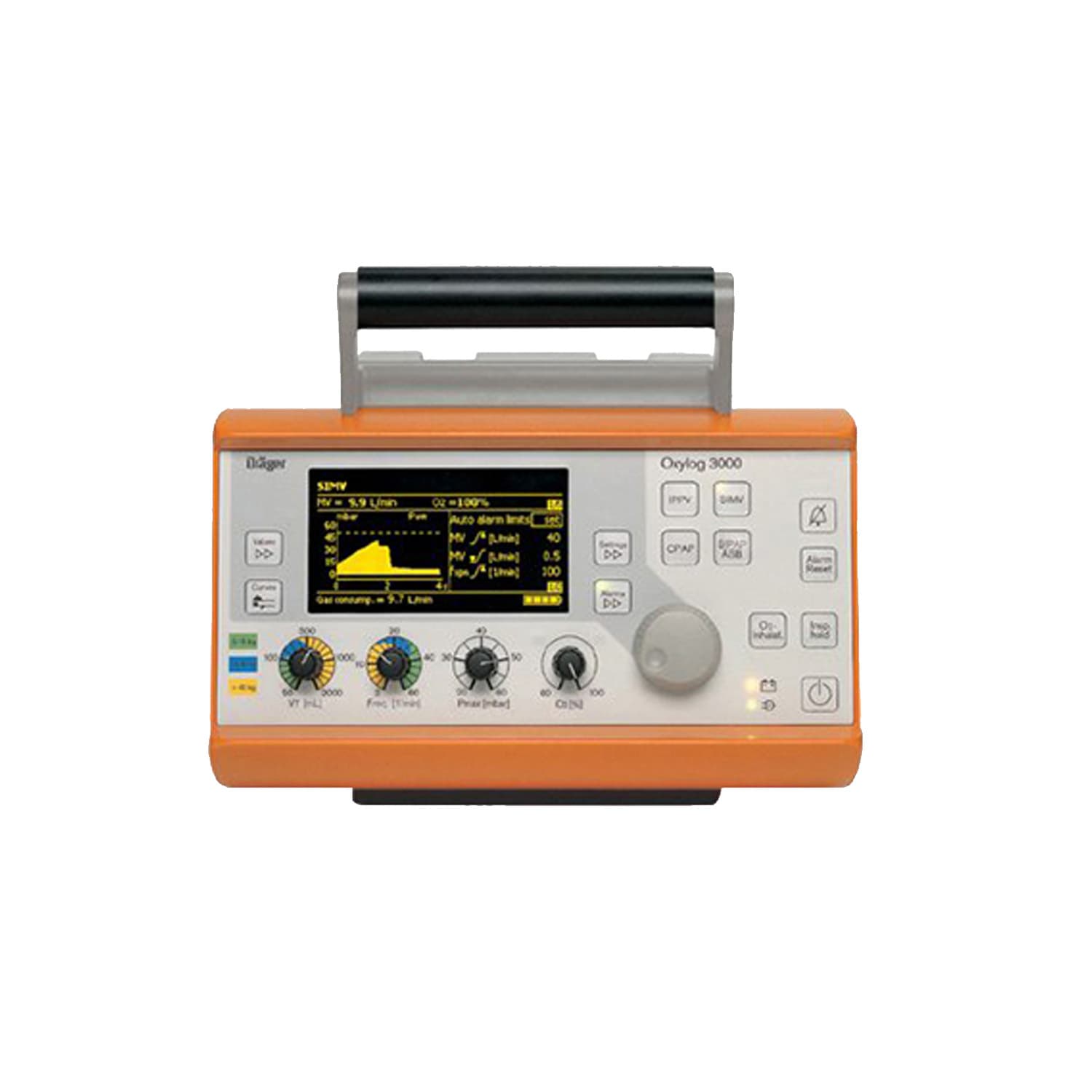 Drager Oxylog 3000 Transpor Ventilator