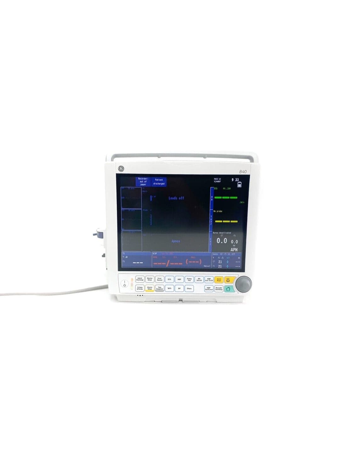 GE HealthCare Carescape B40 Patient Monitor ECG