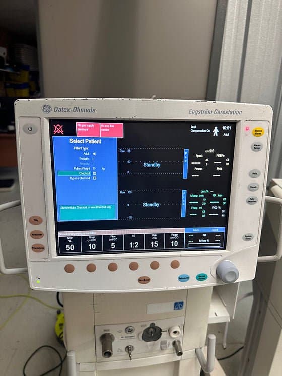 GE HealthCare / Datex Ohmeda Engstrom CS Respiratory Ventilator