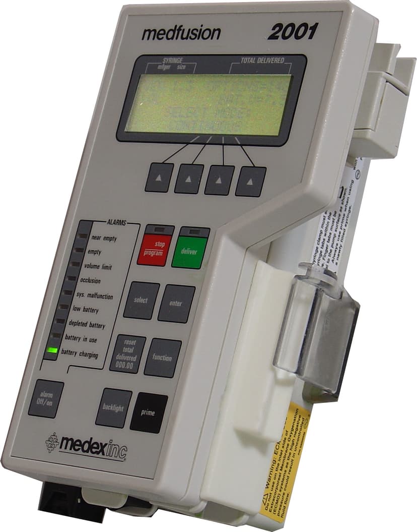 Medex Medfusion 2001 Syringe Infusion Pump